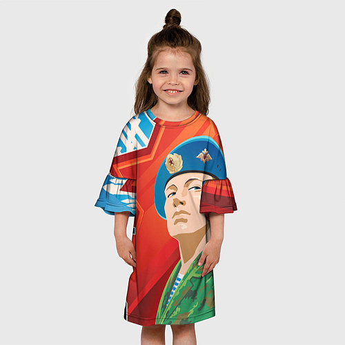 Детское платье ВДВ / 3D-принт – фото 3