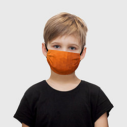 Маска для лица детская Orange abstraction, цвет: 3D-принт