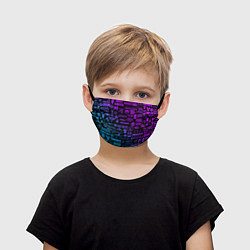 Детская маска для лица Неоновые лого игр