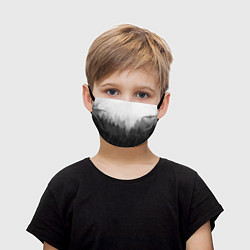 Маска для лица детская Туманный лес, цвет: 3D-принт