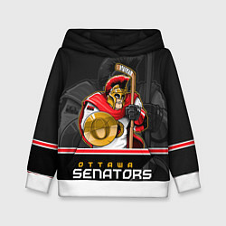 Толстовка-худи детская Ottawa Senators, цвет: 3D-белый