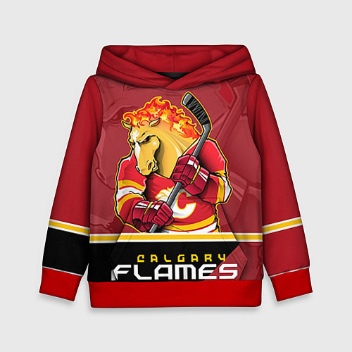 Детская толстовка Calgary Flames / 3D-Красный – фото 1