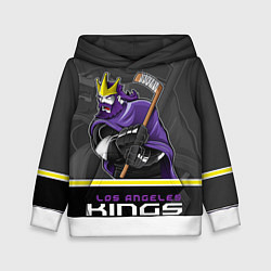 Толстовка-худи детская Los Angeles Kings, цвет: 3D-белый