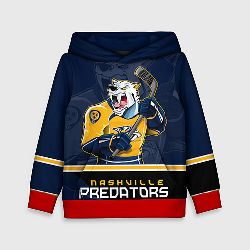 Детская толстовка Nashville Predators / 3D-Красный – фото 1