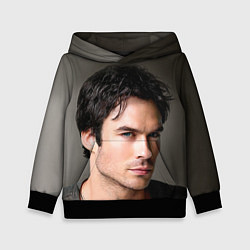 Толстовка-худи детская Ian Somerhalder, цвет: 3D-черный