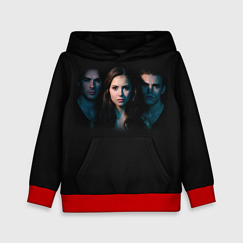 Детская толстовка Vampire Trio / 3D-Красный – фото 1