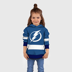 Толстовка-худи детская Tampa Bay Lightning, цвет: 3D-синий — фото 2