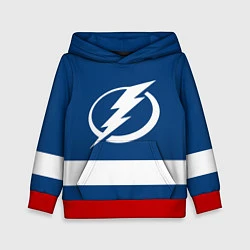 Толстовка-худи детская Tampa Bay Lightning, цвет: 3D-красный