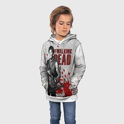 Толстовка-худи детская Walking Dead: Deryl Dixon, цвет: 3D-белый — фото 2