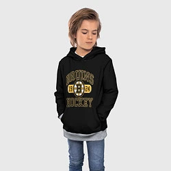 Толстовка-худи детская Boston Bruins: Est.1924, цвет: 3D-меланж — фото 2