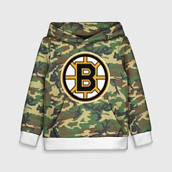 Толстовка-худи детская Bruins Camouflage, цвет: 3D-белый