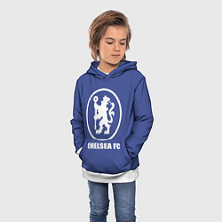Толстовка-худи детская Chelsea FC, цвет: 3D-белый — фото 2