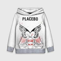 Толстовка-худи детская Placebo, цвет: 3D-меланж