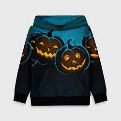 Толстовка-худи детская Halloween3, цвет: 3D-черный
