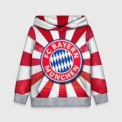 Толстовка-худи детская FC Bayern, цвет: 3D-меланж