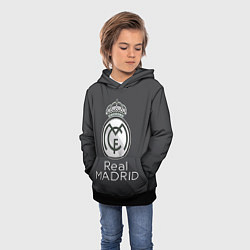 Толстовка-худи детская Real Madrid, цвет: 3D-черный — фото 2