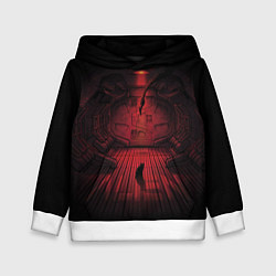 Толстовка-худи детская Alien: Space Ship, цвет: 3D-белый