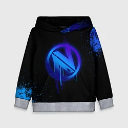 Толстовка-худи детская EnVyUs: Black collection, цвет: 3D-меланж