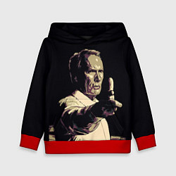 Толстовка-худи детская Гран Торино, цвет: 3D-красный