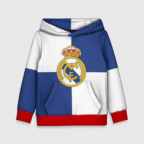 Детская толстовка Real Madrid: Blue style / 3D-Красный – фото 1