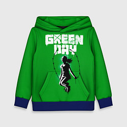 Толстовка-худи детская Green Day: Girl, цвет: 3D-синий