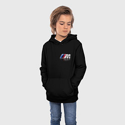 Толстовка-худи детская BMW motorsport, цвет: 3D-черный — фото 2