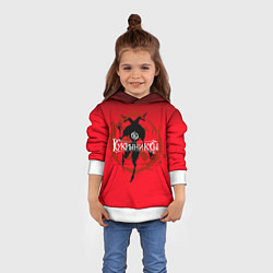 Толстовка-худи детская Кукрыниксы: Дьявол, цвет: 3D-белый — фото 2