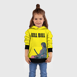 Толстовка-худи детская Kill Bill, цвет: 3D-черный — фото 2
