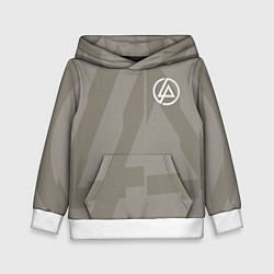 Толстовка-худи детская Linkin Park: Grey style, цвет: 3D-белый