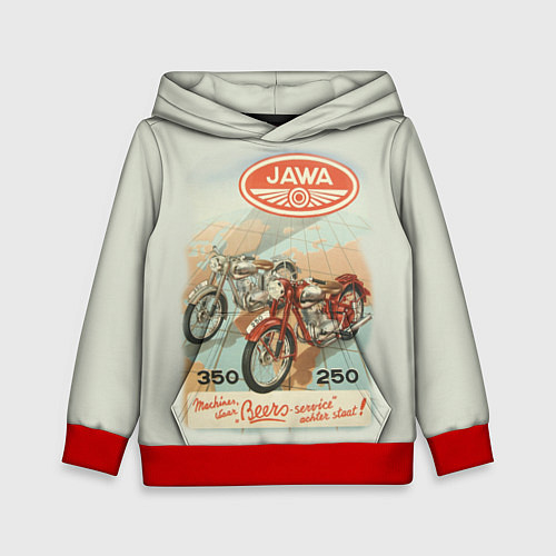 Детская толстовка JAWA / 3D-Красный – фото 1