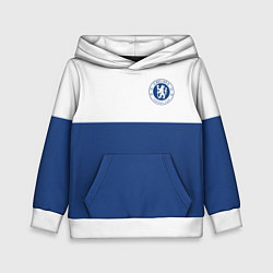 Толстовка-худи детская Chelsea FC: Light Blue, цвет: 3D-белый