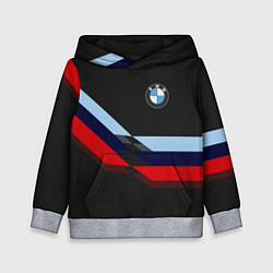 Толстовка-худи детская Бмв Bmw Black, цвет: 3D-меланж