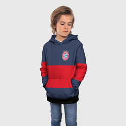 Толстовка-худи детская Bayern Munchen - Red-Blue FCB 2022 NEW, цвет: 3D-черный — фото 2