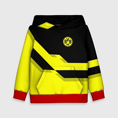 Детская толстовка BVB FC: Yellow style / 3D-Красный – фото 1