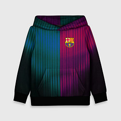 Толстовка-худи детская Barcelona FC: Abstract 2018, цвет: 3D-черный