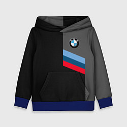 Толстовка-худи детская BMW БМВ, цвет: 3D-синий