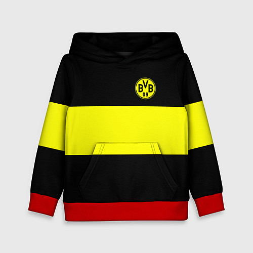 Детская толстовка Borussia 2018 Black and Yellow / 3D-Красный – фото 1