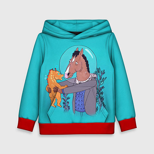 Детская толстовка BoJack / 3D-Красный – фото 1