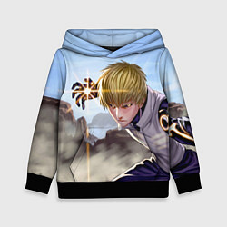 Толстовка-худи детская Киборг, цвет: 3D-черный