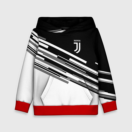 Детская толстовка FC Juventus: B&W Line / 3D-Красный – фото 1