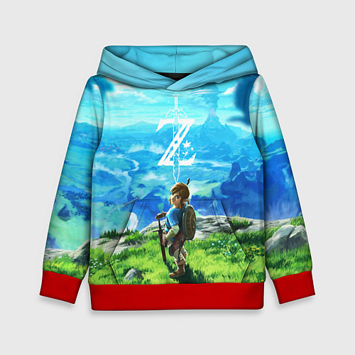 Детская толстовка Z-Link / 3D-Красный – фото 1