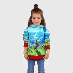 Толстовка-худи детская Z-Link, цвет: 3D-красный — фото 2