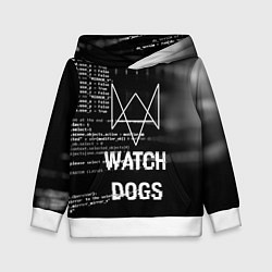 Толстовка-худи детская Watch Dogs: Hacker, цвет: 3D-белый