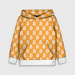 Толстовка-худи детская BTC Pattern, цвет: 3D-белый