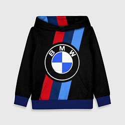 Толстовка-худи детская BMW 2021 M SPORT БМВ М СПОРТ, цвет: 3D-синий
