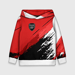Толстовка-худи детская FC Arsenal: Original, цвет: 3D-белый