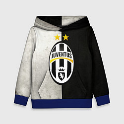 Толстовка-худи детская FC Juventus W&B, цвет: 3D-синий