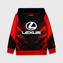 Толстовка-худи детская Lexus: Red Anger, цвет: 3D-красный
