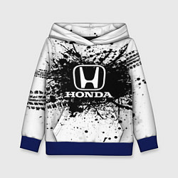 Толстовка-худи детская Honda: Black Spray, цвет: 3D-синий