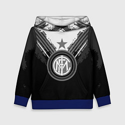 Толстовка-худи детская FC Inter: Black Style, цвет: 3D-синий